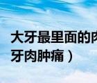 大牙最里面的肉腫痛是什么的原因（大牙后面牙肉腫痛）