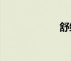 舒緩的意思是什么