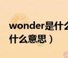 wonder是什么意思翻譯成中文（wonder是什么意思）