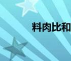 料肉比和飼料轉(zhuǎn)化率（料肉比）