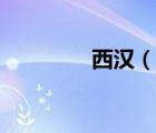 西漢（說一說西漢的簡介）