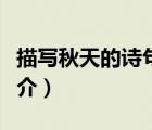 描寫秋天的詩句（說一說描寫秋天的詩句的簡介）