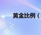 黃金比例（說一說黃金比例的簡介）
