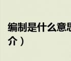 編制是什么意思（說(shuō)一說(shuō)編制是什么意思的簡(jiǎn)介）