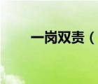 一崗雙責(zé)（說一說一崗雙責(zé)的簡介）