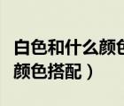 白色和什么顏色搭配的顏色好看（白色和什么顏色搭配）