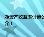 凈資產(chǎn)收益率計(jì)算公式（說一說凈資產(chǎn)收益率計(jì)算公式的簡介）