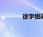 徐字組詞一年級（徐字組詞）