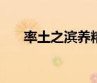 率土之濱養(yǎng)精蓄銳（養(yǎng)精蓄銳的意思）