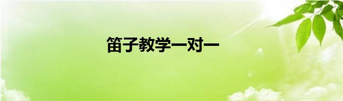 笛子教學(xué)一對一
