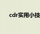 cdr實用小技巧（cdr貝塞爾摳圖技巧）