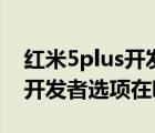 紅米5plus開發(fā)者選項在哪里找（紅米5plus開發(fā)者選項在哪里）