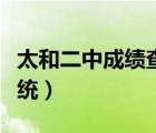 太和二中成績查詢系統(tǒng)（太和二中翰林查分系統(tǒng)）
