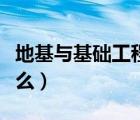 地基與基礎工程包括（地基與基礎工程包括什么）