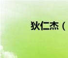 狄仁杰（說一說狄仁杰的簡(jiǎn)介）