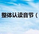 整體認讀音節(jié)（說一說整體認讀音節(jié)的簡介）
