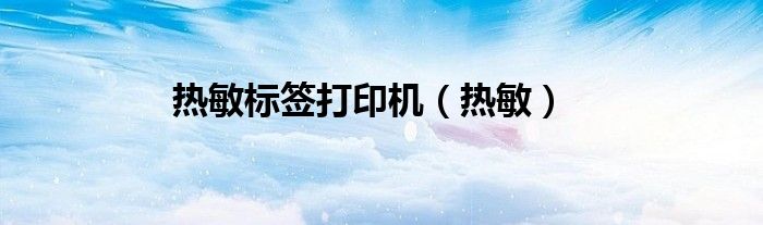 熱敏標(biāo)簽打印機(jī)（熱敏）