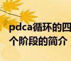 pdca循環(huán)的四個階段（說一說pdca循環(huán)的四個階段的簡介）