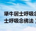 犟牛居士呼吸念佛法全集視頻佟愛國（犟牛居士呼吸念佛法）