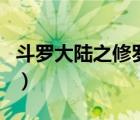 斗羅大陸之修羅神之子（斗羅大陸之修羅龍神）