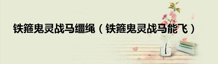 鐵箍鬼靈戰(zhàn)馬韁繩（鐵箍鬼靈戰(zhàn)馬能飛）