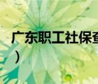 廣東職工社保查詢（廣東社保查詢身份證號(hào)碼）
