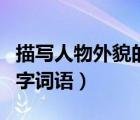 描寫人物外貌的四字詞語（描寫人物外貌的四字詞語）