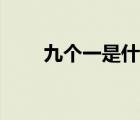 九個一是什么內(nèi)容（九個一是什么）