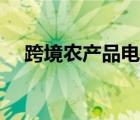 跨境農(nóng)產(chǎn)品電商平臺（農(nóng)產(chǎn)品電商平臺）