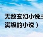 無敵玄幻小說主角從開始就是滿級（主角直接滿級的小說）