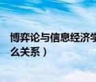 博弈論與信息經(jīng)濟(jì)學(xué)知識(shí)點(diǎn)總結(jié)（博弈論與信息經(jīng)濟(jì)學(xué)是什么關(guān)系）