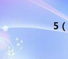 5（說一說5的簡介）
