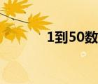 1到50數(shù)字表格（1到50數(shù)字）