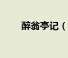 醉翁亭記（說一說醉翁亭記的簡介）
