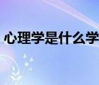 心理學(xué)是什么學(xué)科門類（心理學(xué)是什么學(xué)科）