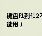 鍵盤f1到f12不能用要按fn（鍵盤f1到f12不能用）