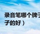 錄音筆哪個牌子的好性價比高（錄音筆哪個牌子的好）