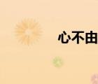 心不由己歌詞（心不由己）