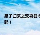 皇子歸來之歡喜縣令第二部小說（皇子歸來之歡喜縣令第二部）