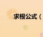 求根公式（說一說求根公式的簡介）