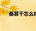 桑葚干怎么吃才補(bǔ)腎（桑葚干怎么吃）