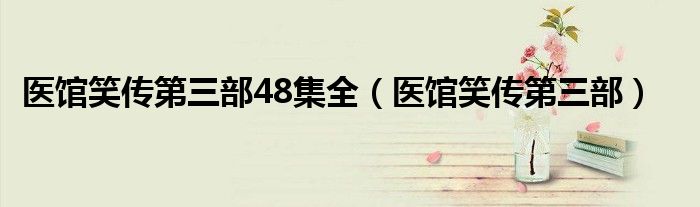 醫(yī)館笑傳第三部48集全（醫(yī)館笑傳第三部）