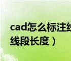 cad怎么標(biāo)注線段長(zhǎng)度快捷鍵（cad怎么標(biāo)注線段長(zhǎng)度）