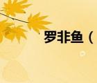 羅非魚（說一說羅非魚的簡介）