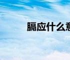 膈應(yīng)什么意思啊（膈應(yīng)什么意思）