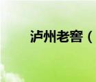 瀘州老窖（說一說瀘州老窖的簡介）
