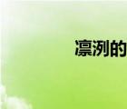 凜洌的拼音（凜冽的拼音）