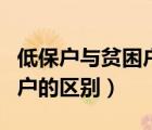 低保戶與貧困戶的區(qū)別是什么（低保戶與貧困戶的區(qū)別）
