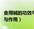 食用堿的功效與作用可以吃嗎（食用堿的功效與作用）