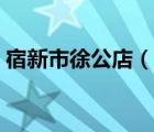 宿新市徐公店（說一說宿新市徐公店的簡介）